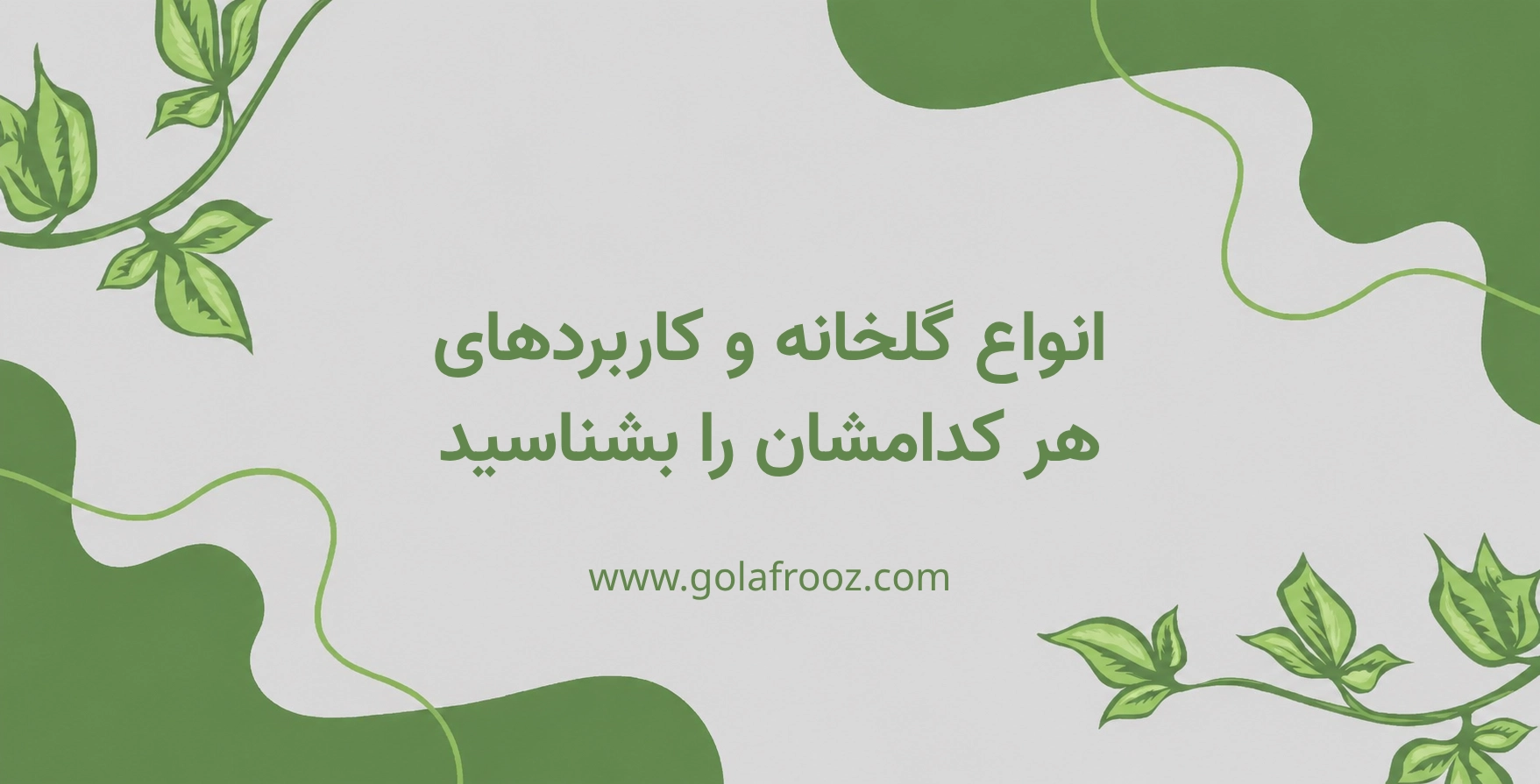 انواع گلخانه و کاربردهای هر کدامشان را بشناسید