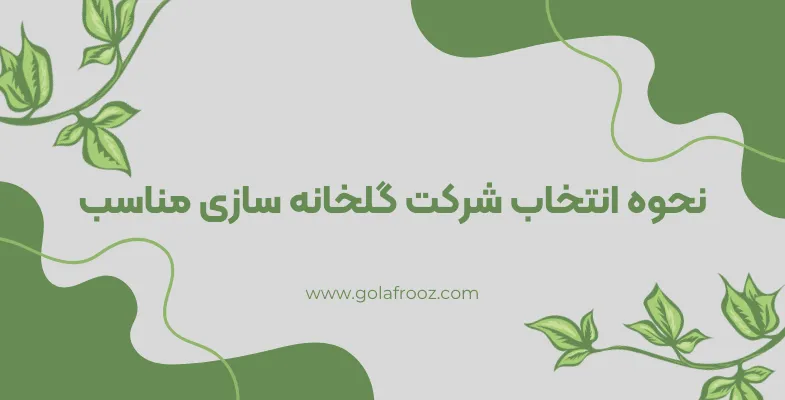 نحوه انتخاب شرکت گلخانه سازی مناسب چگونه است؟