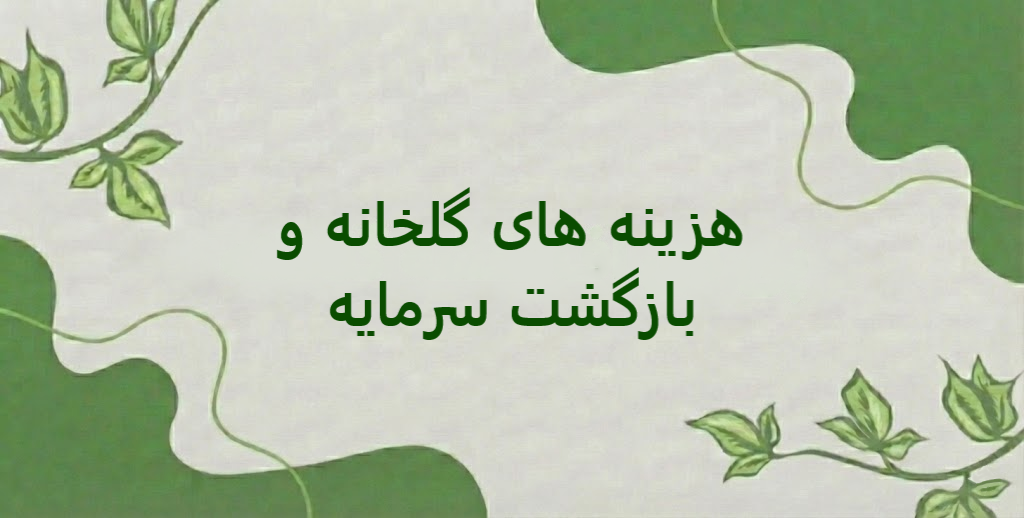 هزینه‌های گلخانه و بازگشت سرمایه چرا اهمیت دارد؟