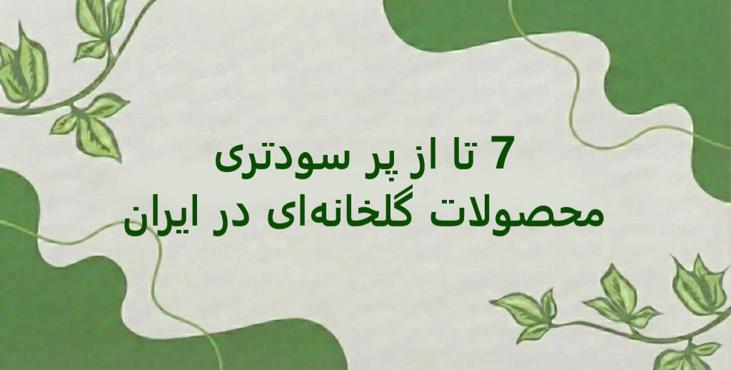پرسودترین محصولات گلخانه‌ای در ایران کدامند؛ راهنمای سرمایه گذاری در گلخانه‌ها در سال 1404