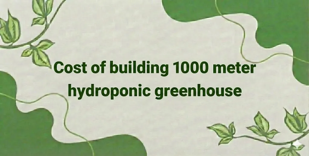 Cost of Building a 1,000 sqm Hydroponic Greenhouse: 2026 Price List | Gol Afrooz