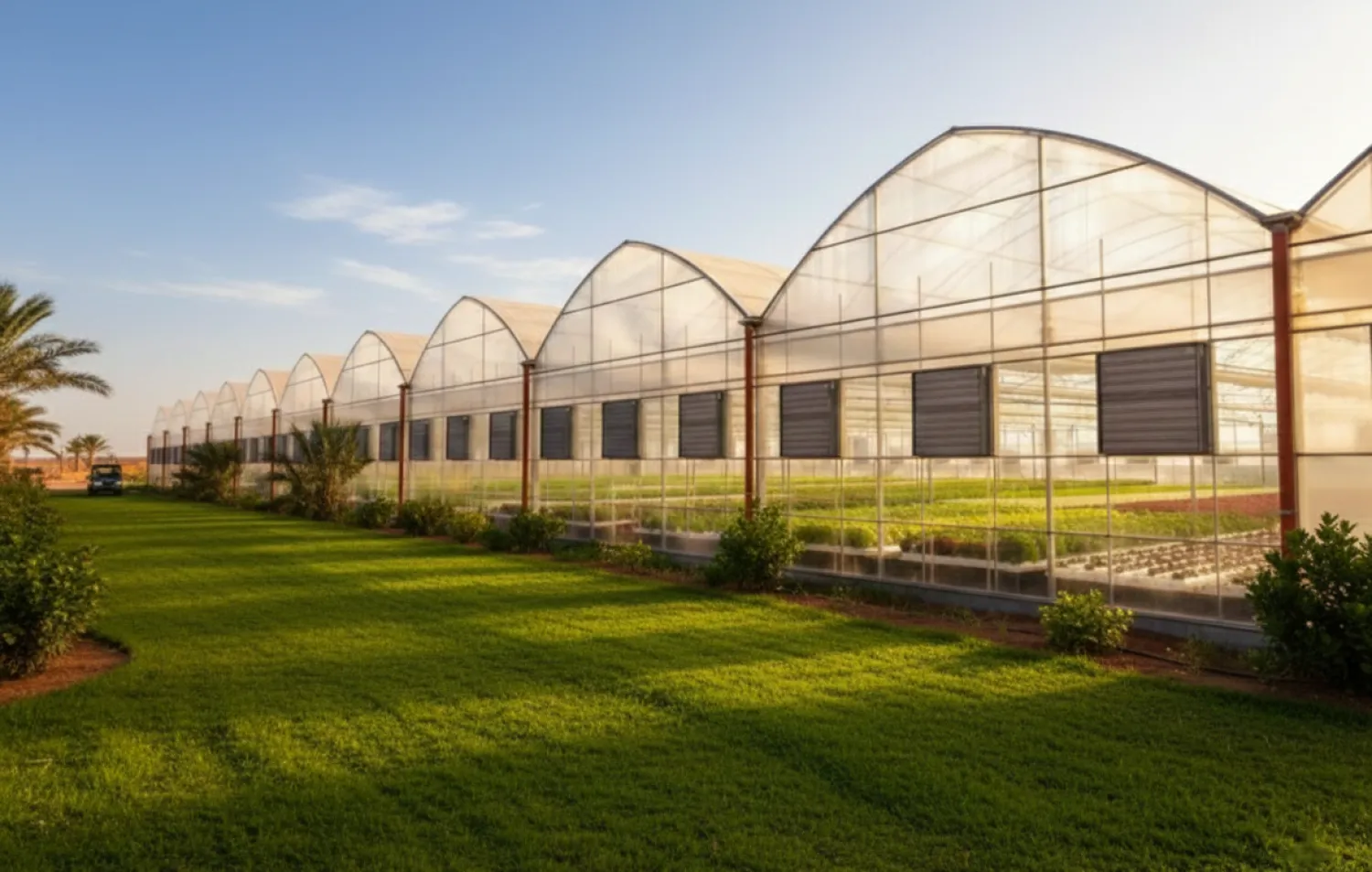 6,500 متر مربع نمونه کار گلخانه اسپانیایی در پارس آباد مغان