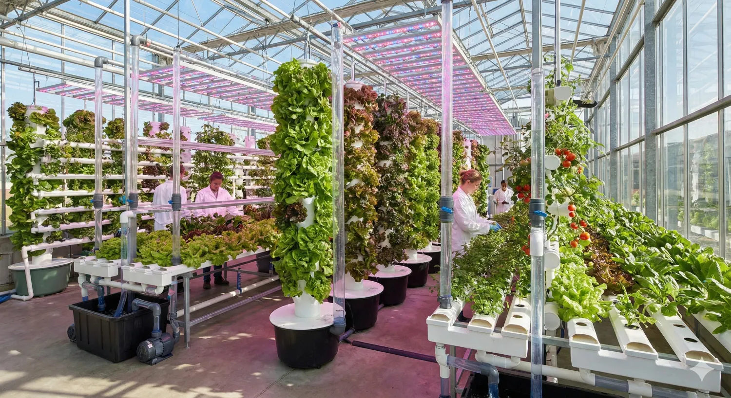 ساخت انواع گلخانه صنعتی