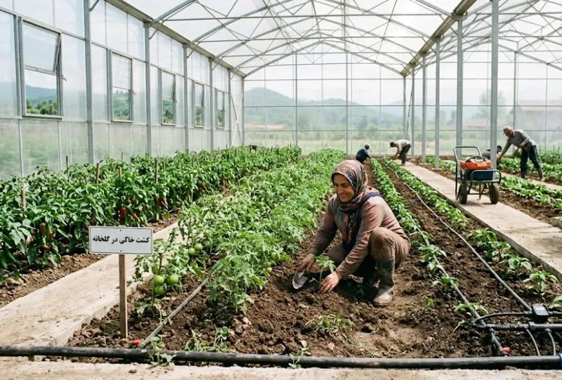 کشت گلخانه ای در سال 1405