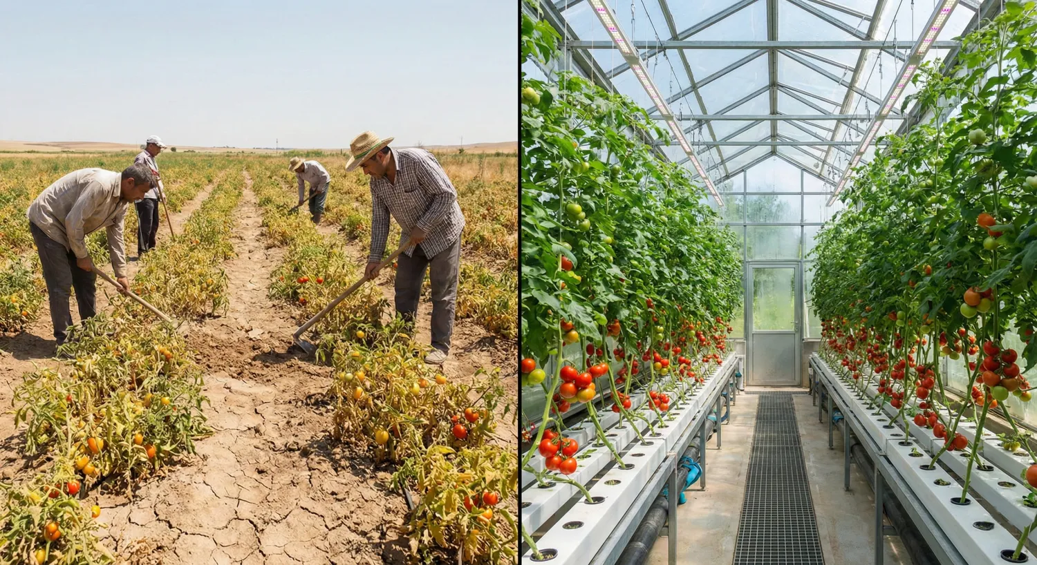 تفاوت کشت گلخانه با سایر کشت ها