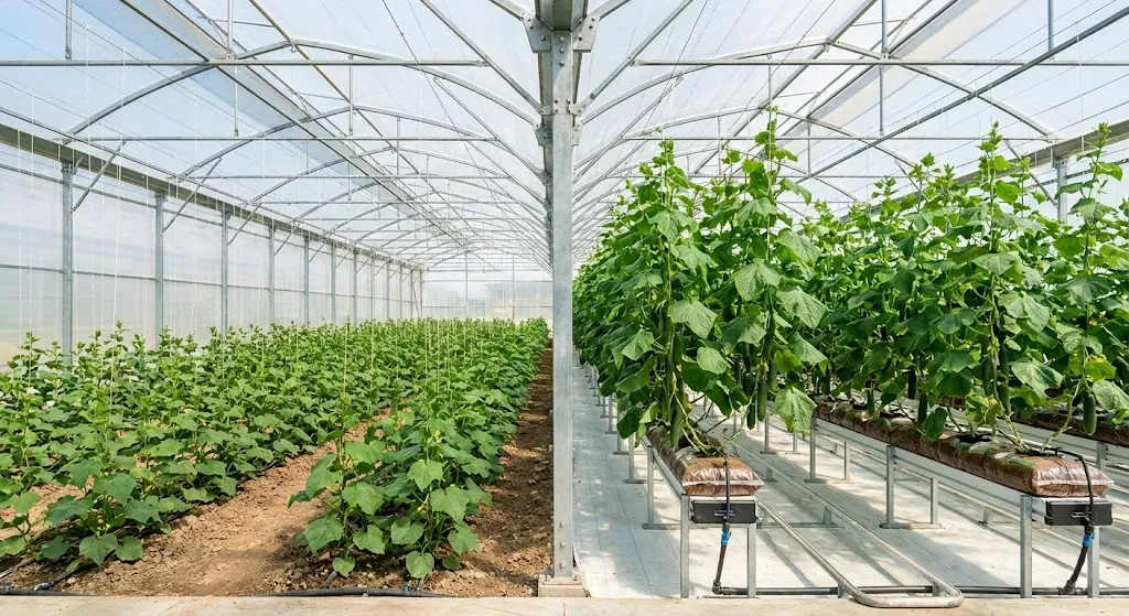 صفرتاصد آموزش ساخت گلخانه خیار