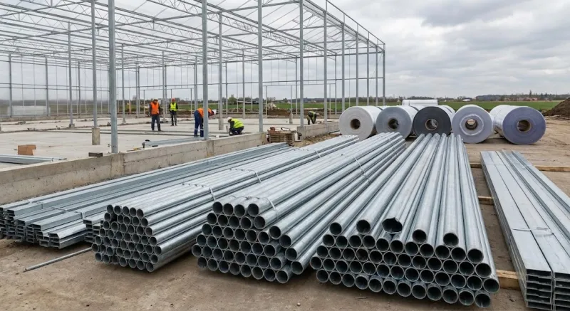 تجهیزات ساخت گلخانه