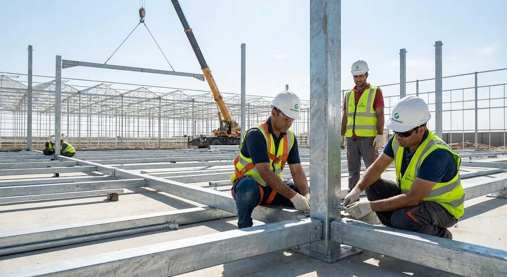 انواع گلخانه بر اساس نوع سازه و متریال