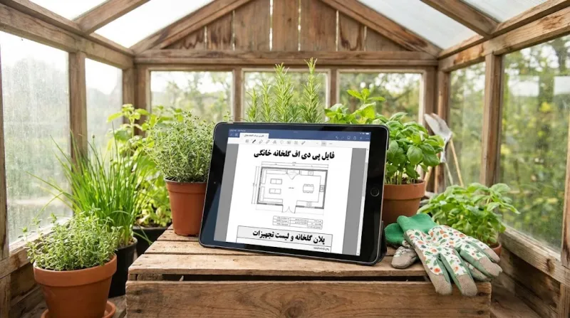 دیتیلی (Detail) که باید در پلان سازه گلخانه ببینید