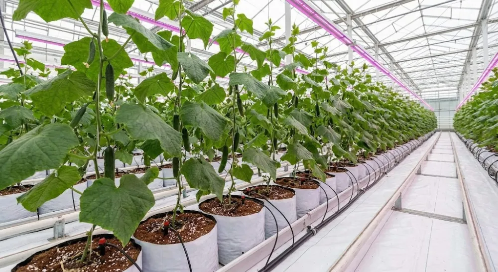 اینفوگرافیک مقایسه مزایای سازه گلخانه گاتیک اسپانیایی با سازه معمولی تونلی در برابر برف و تعریق.