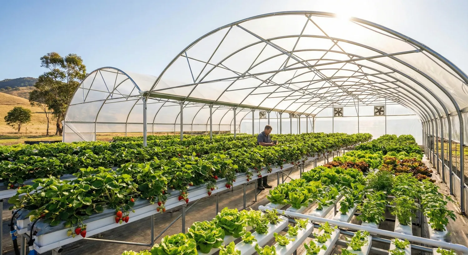 درآمد گلخانه 500 متری